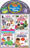 121 Plus 9 Science Experiment Complete Combo | Pack Of 4 Learning Experiment Books