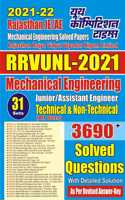 Rajasthan JE-AE Mechanical Engineering Solved Papers - RRVNUL 2021(English Medium)