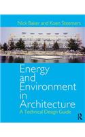 Energy and Environment in Architecture