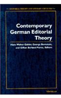 Contemporary German Editorial Theory
