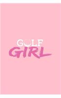 Golf Girl: Dot Grid Journal - Golf Girl Black Fun-ny Golfing Sport Golfer Gift - Pink Dotted Diary, Planner, Gratitude, Writing, Travel, Goal, Bullet Notebook 