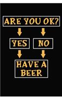 Are You Ok? Yes No Have A Beer