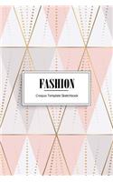 Fashion Croquis Template Sketchbook