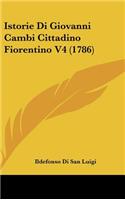 Istorie Di Giovanni Cambi Cittadino Fiorentino V4 (1786)