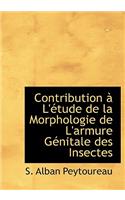 Contribution L' Tude de La Morphologie de L'Armure G Nitale Des Insectes
