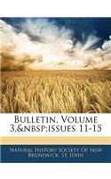Bulletin, Volume 3, Issues 11-15: (English)