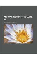 Annual Report (Volume 92)