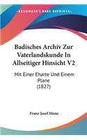 Badisches Archiv Zur Vaterlandskunde In Allseitiger Hinsicht V2