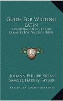 Guide For Writing Latin