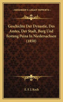 Geschichte Der Dynastie, Des Amtes, Der Stadt, Burg Und Festung Peina In Niedersachsen (1850)