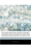 Articles on Minimalistic Compositions, Including