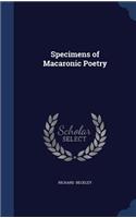 Specimens of Macaronic Poetry