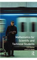 Mathematics for Scientific and Technical Students