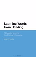 Learning Words from Reading: A Cognitive Model of Word-Meaning Inference