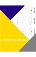 Poem Template Workbook: Spenserian Sonnet