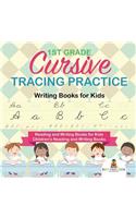 1st Grade Cursive Tracing Practice - Writing Books for Kids - Reading and Writing Books for Kids Children's Reading and Writing Books