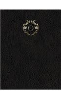 Monogram "O" Grid Sketchbook: (15 Monogram Black 150 Grid-Sketch)