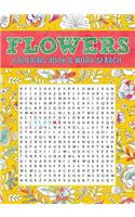 Flowers Coloring Book & Word Search