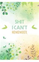 Shit I Can't Remember