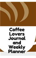 Coffee Lovers Journal and Weekly Planner