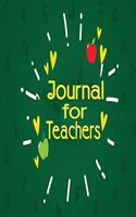 Journal For Teachers: Blank Lined Journal For Teachers And Education Students