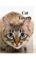 Cat Lovers 100 page Journal: Large notebook journal with 3 yearly calendar pages for 2019, 2020 and 2021 Makes an excellent gift idea for birthdays or any special occasion