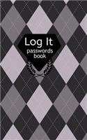Log It Passwords Book