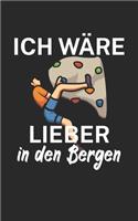 Ich wäre lieber in den Bergen