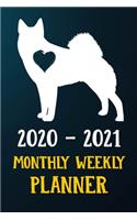 2020 2021 Monthly Weekly Planner: Norwegian Elkhound Puppy Dog 2020 2021 Monthly Weekly Daily Planner Calendar Schedule Organizer Appointment Journal Notebook For Norwegian Elkhound 