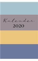 Kalender 2020: Wochenkalender geometrisch 2020 A5 I Wochenplaner Monatsplaner Jahresplaner I Tagebuch Terminplaner gestreift I Notizen Ziele Kontakte Feiertage Deu