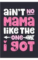 Aint No Mama Like The One I Got: Mom Lined Notebook, Journal, Organizer, Diary, Composition Notebook, Gifts for Mothers, Grandmas and Aunts