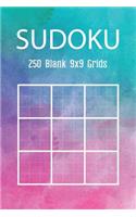 Sudoku 250 Blank 9x9 Grids