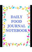 Daily Food Journal Notebook
