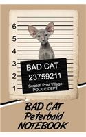 Bad Cat Peterbald Notebook