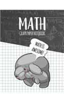 Math Graph Paper Notebook