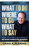 What To Do Where To Go What To Say