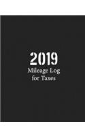 2019 Mileage Log for Taxes