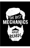 The Best Mechanics Have Beards: 6x9 Inch Travel Size 120 Pages Lined Journal / Notebook.