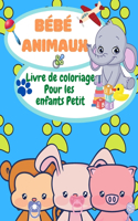 Livre de coloriage des bébés animaux pour les tout-petits: Pages de coloriage d'animaux pour les enfants de 2 à 4 ans, 4-6 ans, livre de coloriage pour la maternelle et le jardin d'enfants.