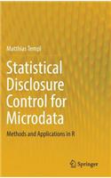 Statistical Disclosure Control for Microdata