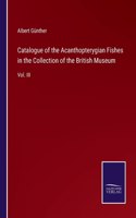 Catalogue of the Acanthopterygian Fishes in the Collection of the British Museum