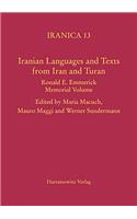 Iranian Languages and Texts from Iran and Turan