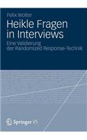 Heikle Fragen in Interviews