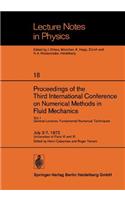Proceedings of the Third International Conference on Numerical Methods in Fluid Mechanics