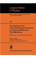 Proceedings of the Third International Conference on Numerical Methods in Fluid Mechanics