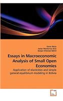 Essays in Macroeconomic Analysis of Small Open Economies