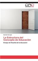 La Estructura del Concepto de Educacion