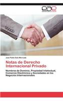 Notas de Derecho Internacional Privado