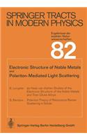 Electronic Structure of Noble Metals and Polariton-Mediated Light Scattering