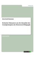 Kritische Diskussion um die Aktualität der Grundprinzipien der Montessori-Pädagogik